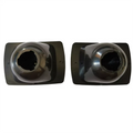 Smoked Front Turn Signal Light Housings for Jeep Wrangler (2018-2023)