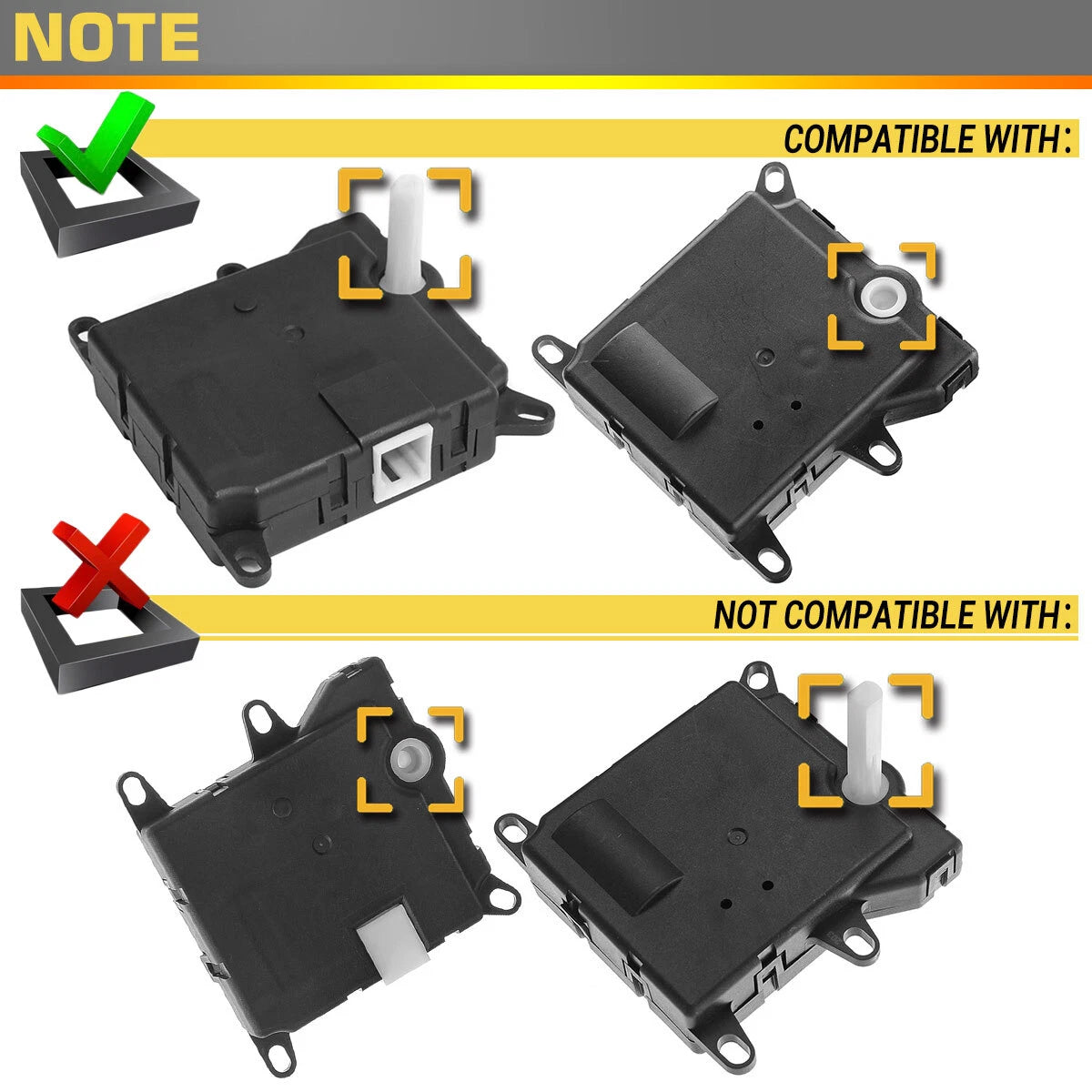 Auxiliary Blend Door Actuator for Ford Windstar (1999-2003)