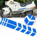 Arrow Sport Reflective Racing Stripe Fender Stickers for Motorcycles (—–—)
