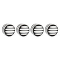 4X CNC Machined Head Bolt Cover Cap for Triumph T120 Thruxton Scrambler (2016–2023)
