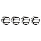 4X CNC Machined Head Bolt Cover Cap for Triumph T120 Thruxton Scrambler (2016–2023)