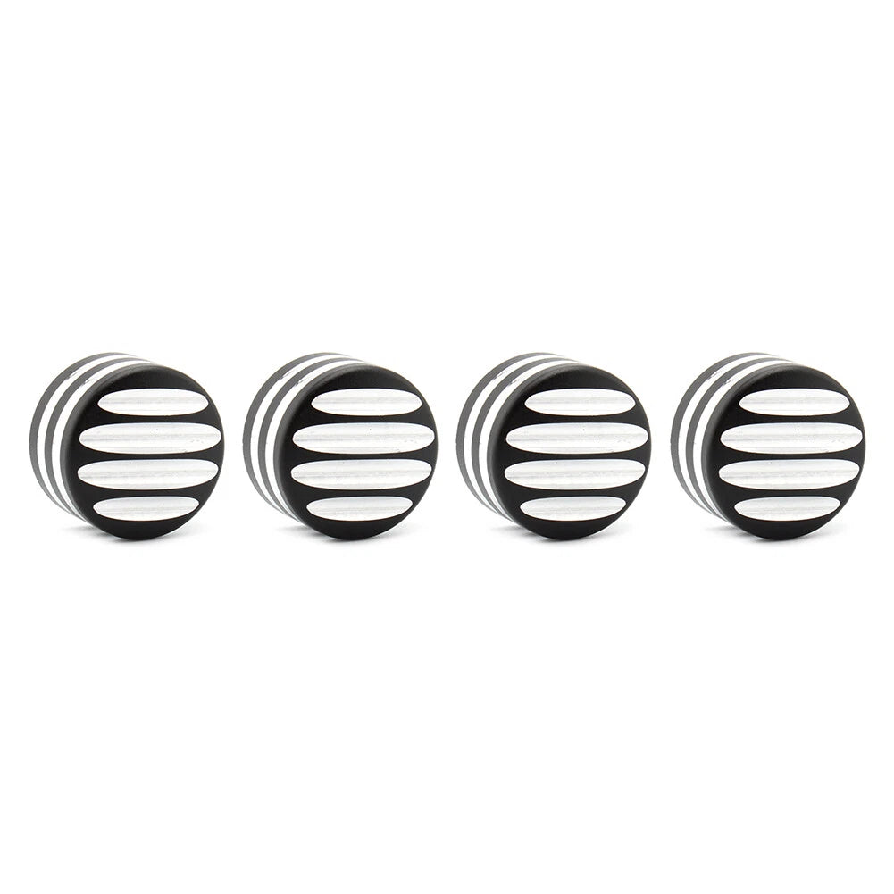 4X CNC Machined Head Bolt Cover Cap for Triumph T120 Thruxton Scrambler (2016–2023)