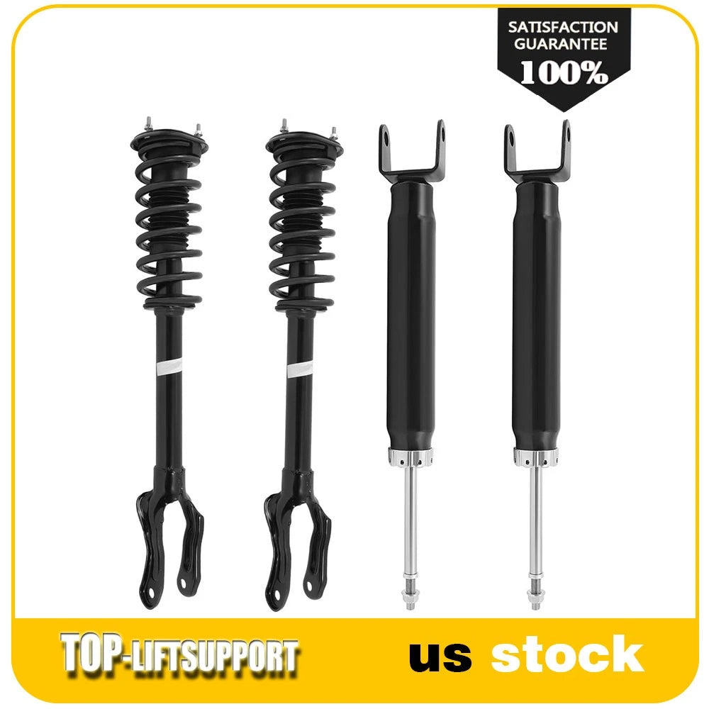 Set of 4 Complete Struts and Coil Springs for Jeep Grand Cherokee (2011–2015)