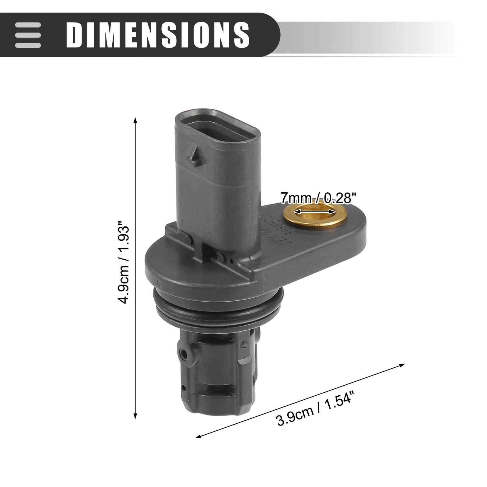 2X Camshaft Position Sensor for Chevrolet Aveo (2009–2011) ABS No.55565709