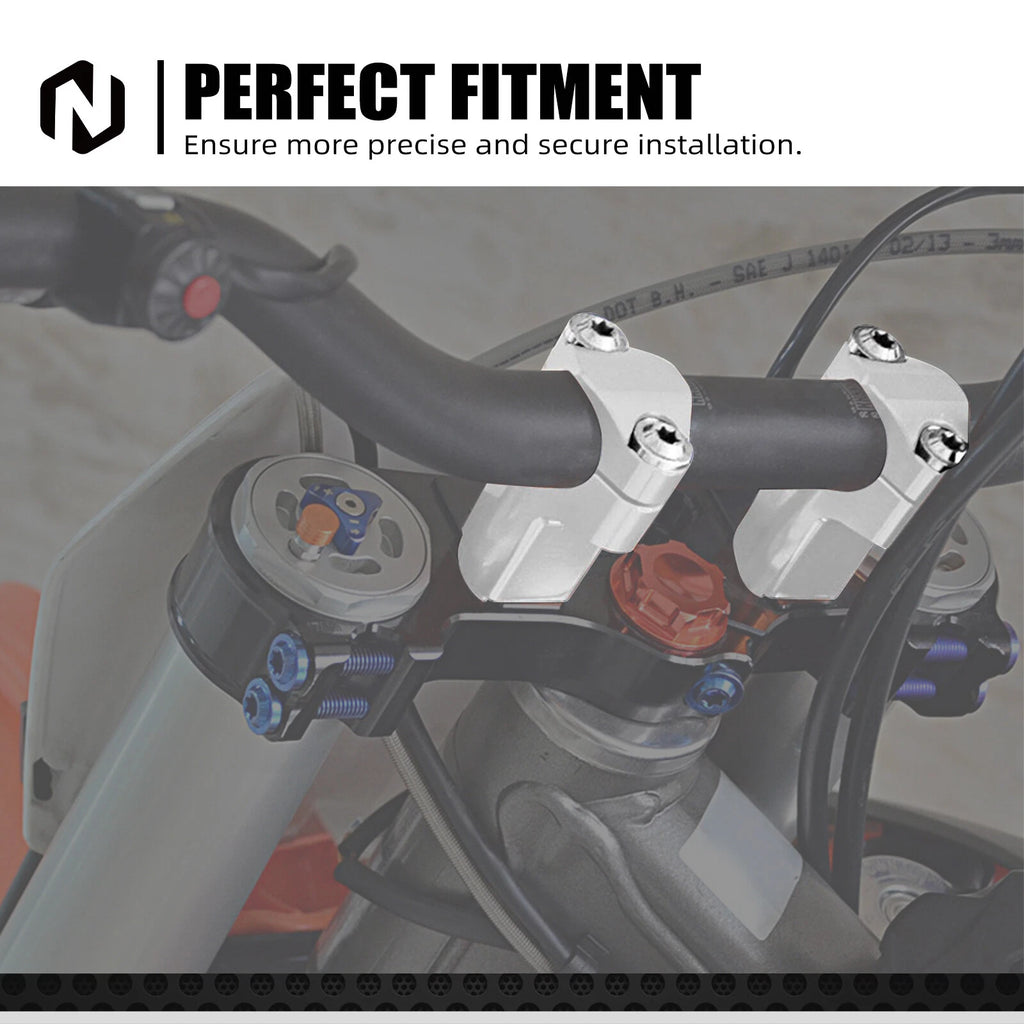 28mm Handlebar Riser Clamp for Husqvarna TE FE 150 250 300 350 450 501 (2016–2023)