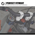 28mm Handlebar Riser Clamp for Husqvarna TE FE 150 250 300 350 450 501 (2016–2023)