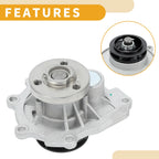 Water Pump with Gasket for Chevrolet Aveo (2009–2011) I4 1.6L DOHC No.1334142