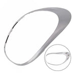 Left Chrome Silver Taillight Trim Ring for Fiat 500L (2012–2018)