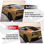 Rear Side Window Louver Sun Shade Cover for Corvette C7 (2014-2019)
