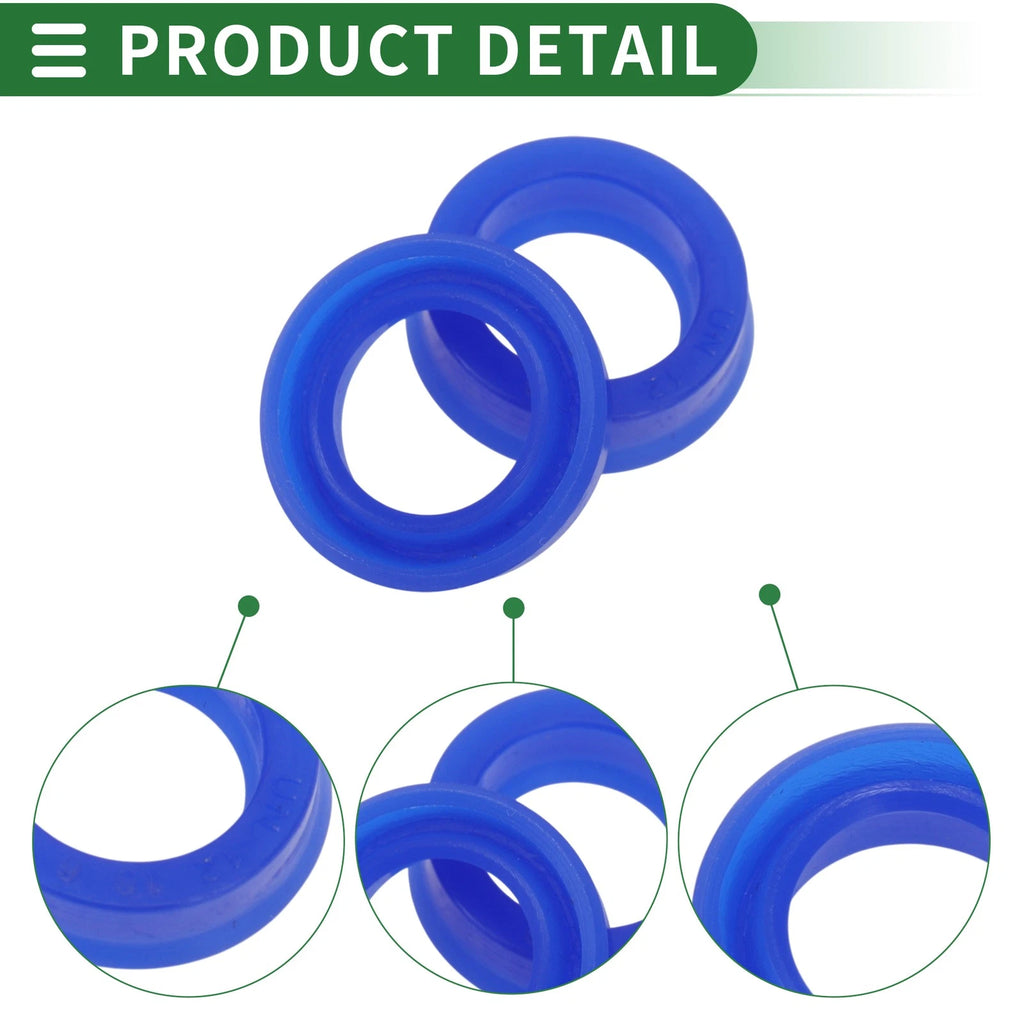 Set of 10 Oil Seal Rotary Shaft Seal 12x18x6mm TPU High Pressure