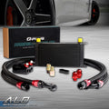 19 Row AN10 Aluminum Transmission Oil Cooler and Filter Adapter Kit