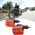 4 x Motorcycle Indicators Yellow Lens for Honda, Yamaha, Suzuki, Kawasaki