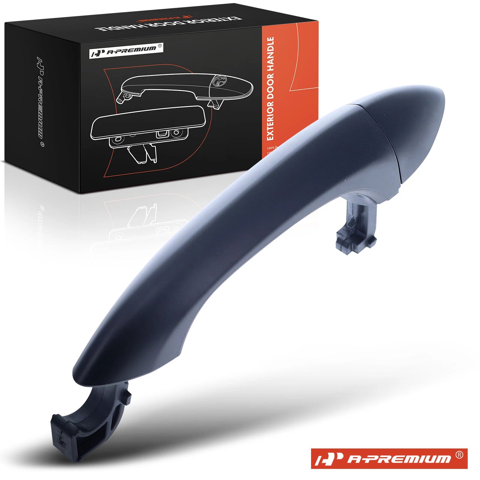 Front/Rear Black Primed Exterior Door Handle for Chevy Cruze (2016–2019)