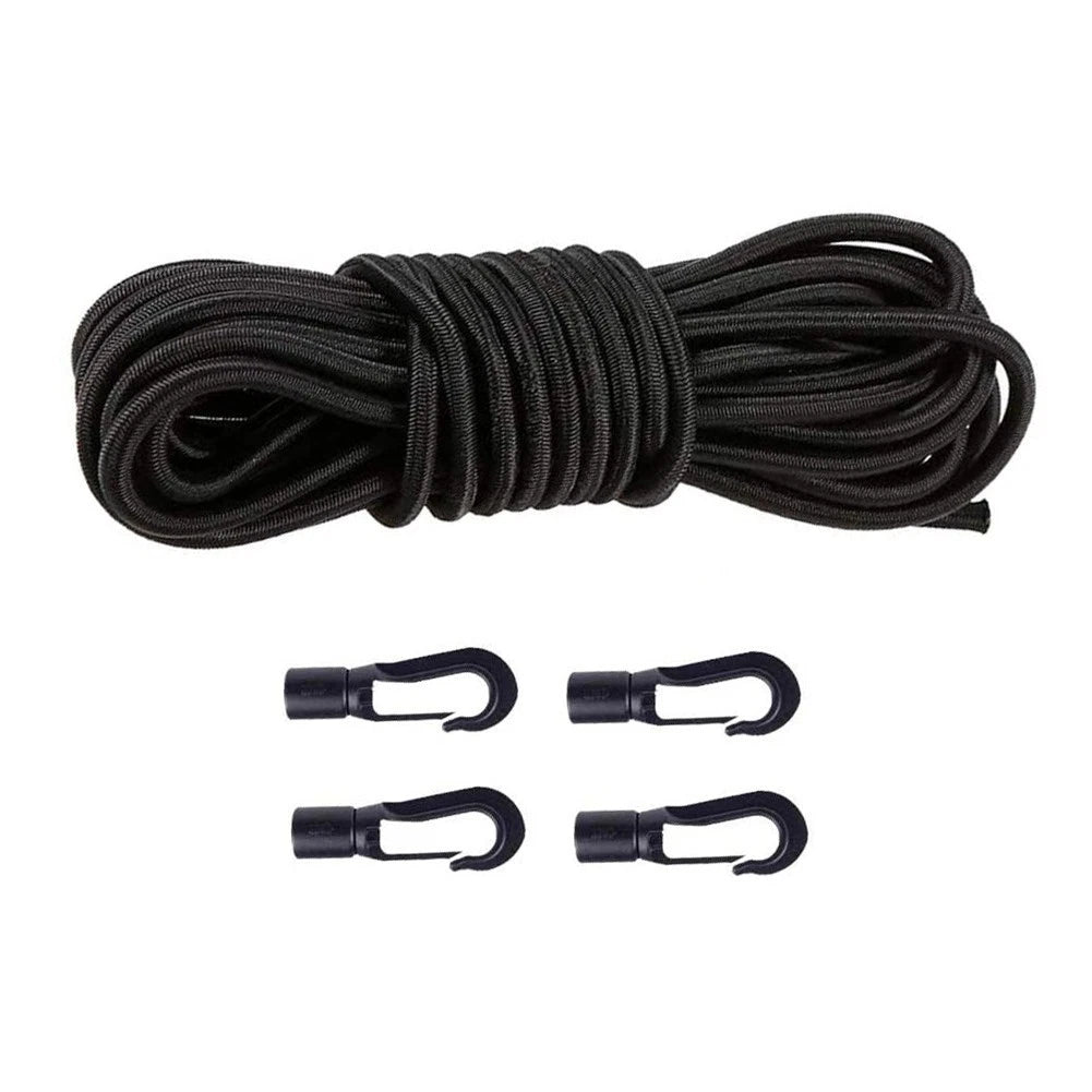 5M Marine Grade Nylon Bungee Rope for Outdoor Fastening Tasks