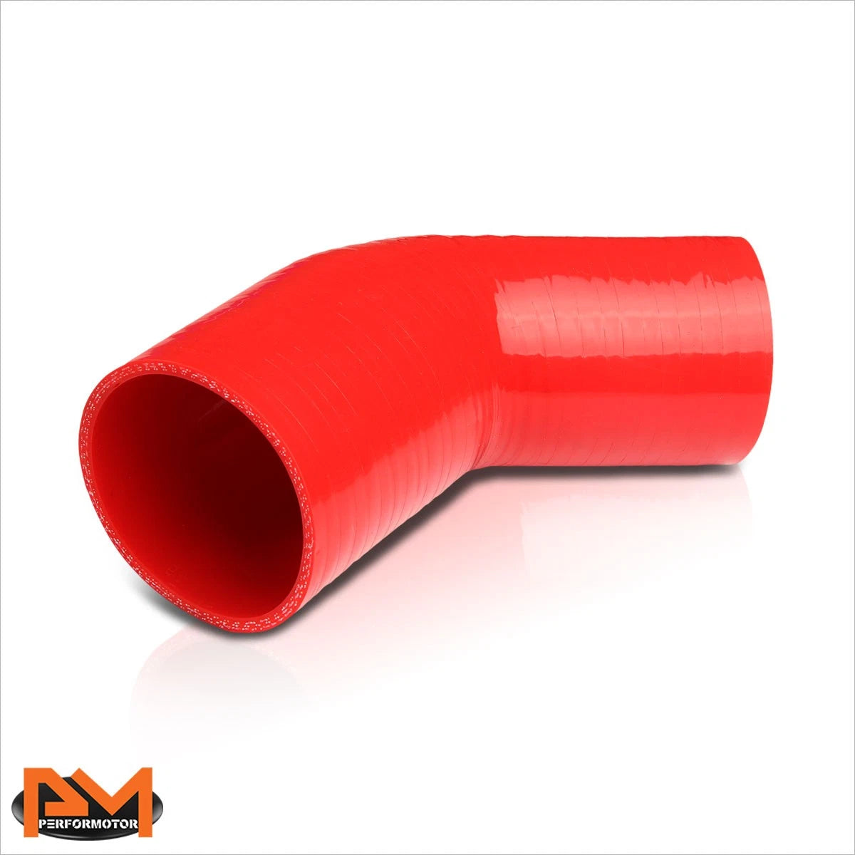 45 Elbow Coupler Silicone Hose Reducer for Air Intake/Intercooler (2.75" to 3")