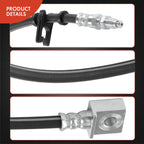 Rear Left Outer Brake Hydraulic Hose for Ford E-150 E-250 E-350 E-450 (1992-2022)