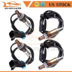 Set of 4 Oxygen Sensors O2 for Porsche 911 (2004–2005) 2 Pre & 2 Post