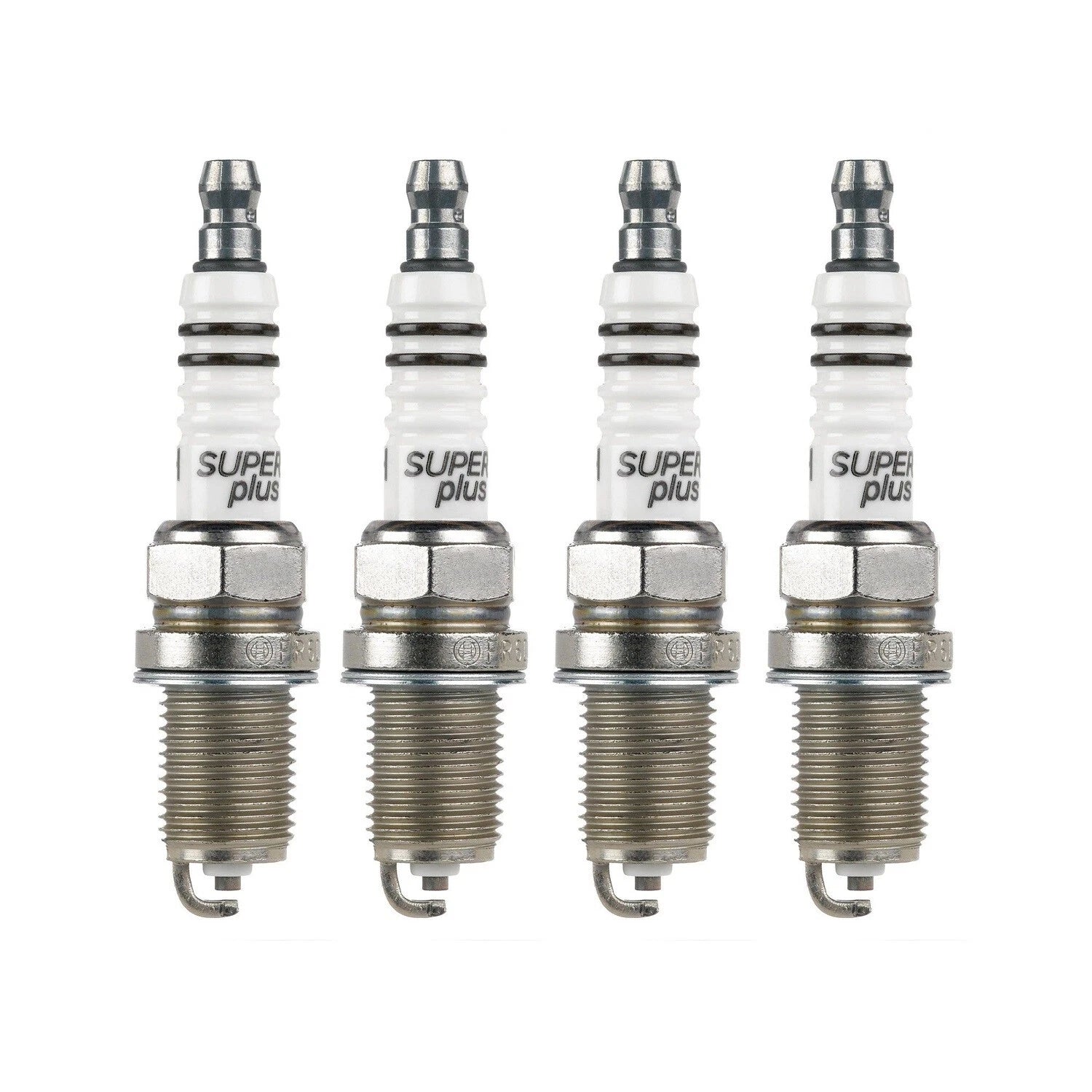 Set of 4 Bosch Super Plus Nickel Spark Plugs for Acura Chevy Kia Mazda Saab (L4)