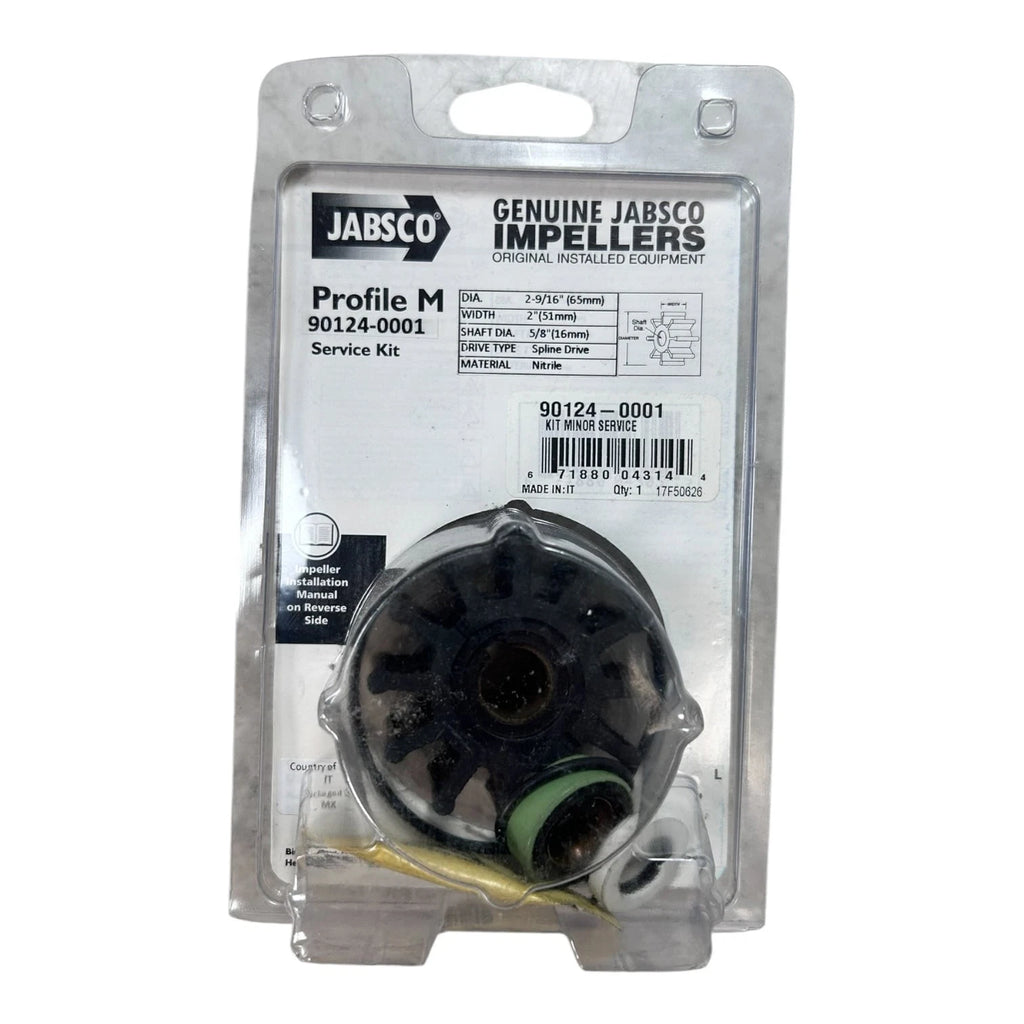 Jabsco 90124-0001 Engine Cooling Water Pump Impeller Kit for Profile M (N/A)
