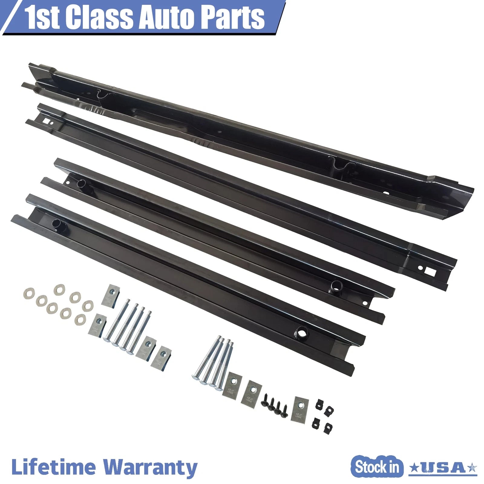 Set of 4 Truck Bed Floor Supports for Ford Super Duty F250 F350 (1999–2018)
