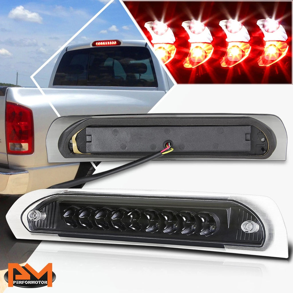 Full LED Third Tail Brake Light for Dodge Ram (2002–2009) - Black