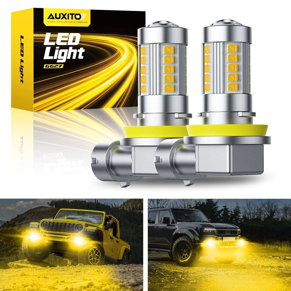 H11 H8 H9 LED Headlight Fog Light Bulbs Kit for