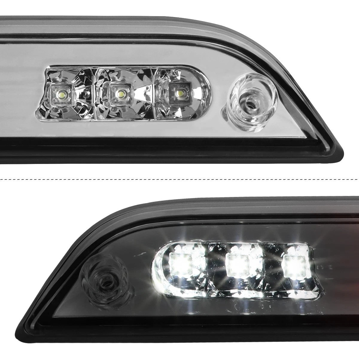 Full LED Third Brake Light for Ford F-150 (2015–2017) - Chrome
