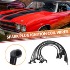 9 Pcs Spark Plug Wire Ignition Coil Cable for Chevrolet Blazer V8 (1973)