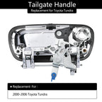 Chrome Tailgate Door Handle Latch for Toyota Tundra (2000-2006)