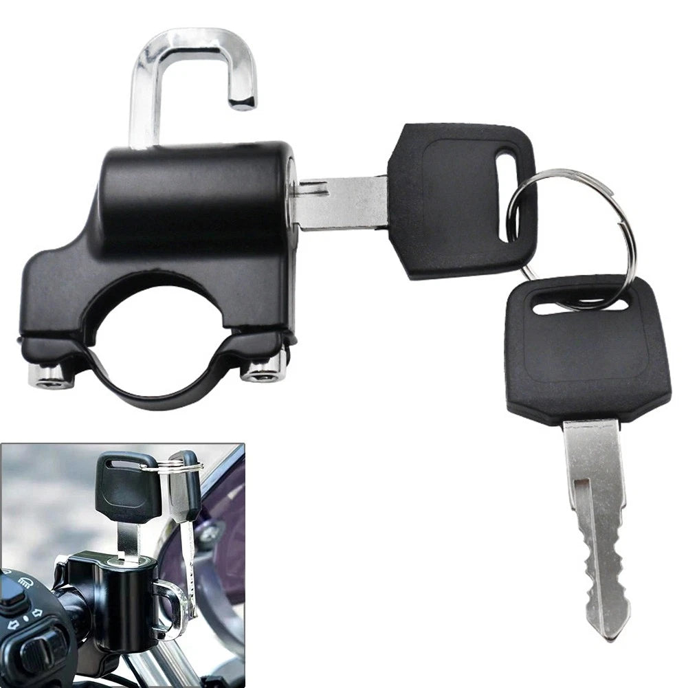 Motor Helmet Lock for Universal 7/8" 22-28mm Tube (Anti-theft Security)