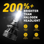 8x 9005 9006 LED Headlight Kit Bulbs for Hi Low Beam (6000K)