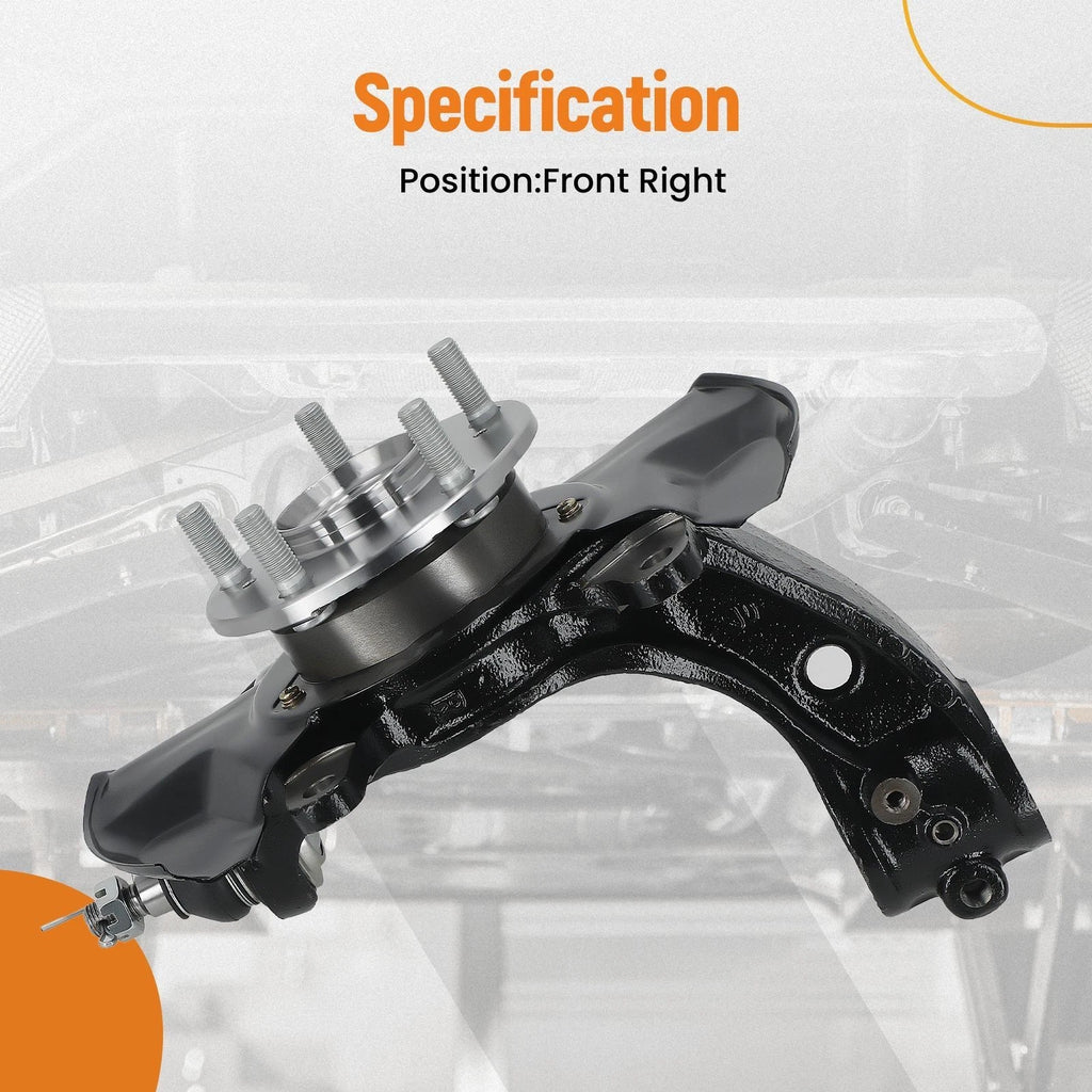 Front Right Steering Knuckle with Wheel Hub for Honda Accord (2013–2016)