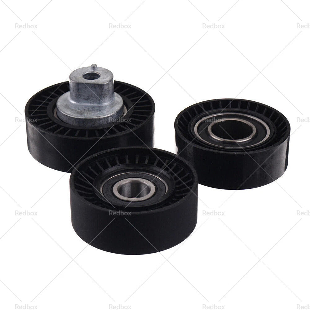 Belt Tensioner Pulley Drive Belt Kit for BMW E46 E39 E38 X5 E53 Z3 E36 (1998–2006)