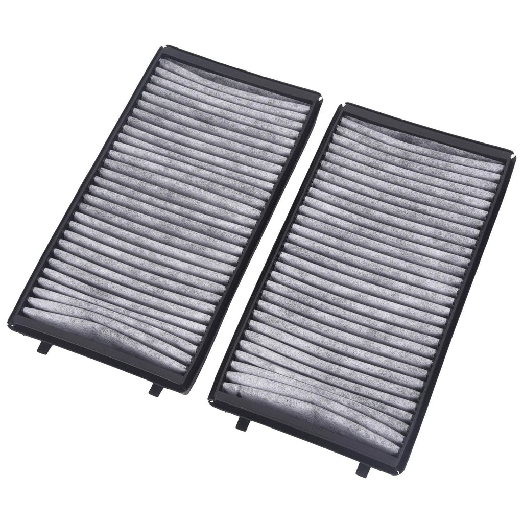 2X Activated Carbon Cabin Air Filter for BMW 745i 745Li 750Li 760Li (2002–2005)