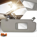 Sun Visor for Hyundai Elantra (2011–2015) Right Side Gray w/Mirror