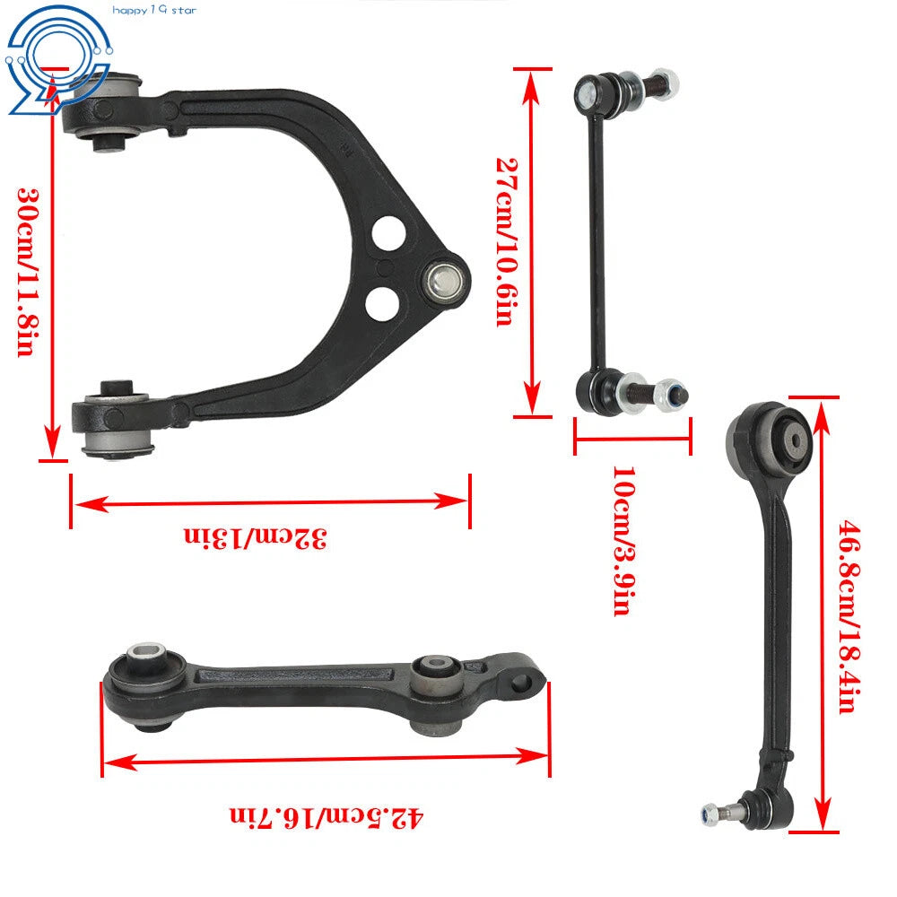Set of 10 Control Arm Ball Joints for Dodge Challenger (2011-2019)