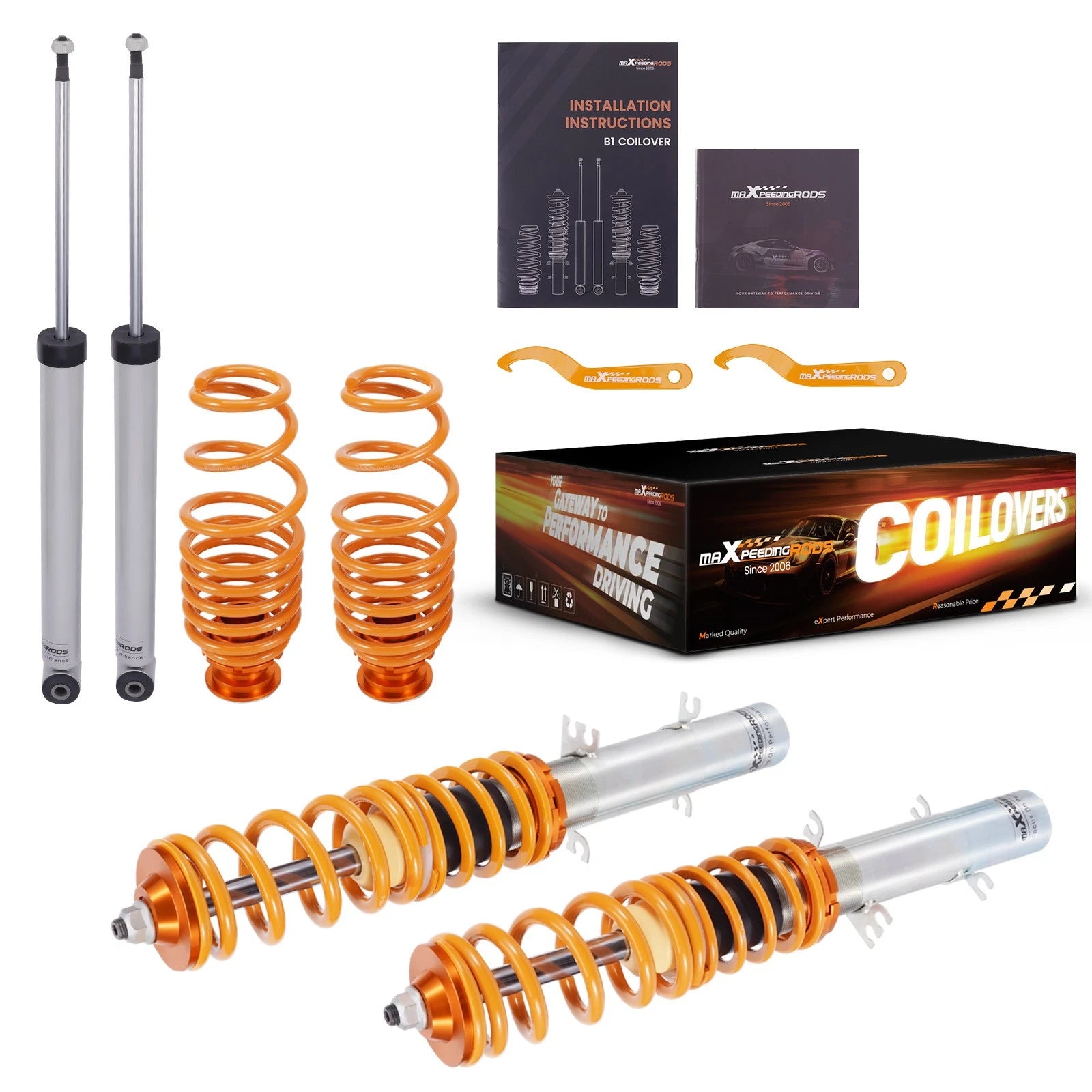 Coilovers for Golf GTI MK4, Jetta GLI, New Beetle (1999–2005)
