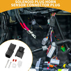 1 Pin Solenoid Plug Horn Sensor Connector for Honda 