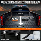 Retractable Tonneau Cover for Ford F-150 (2009–2026) w/Mounting Rails