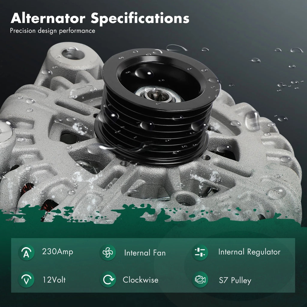 Alternator for BMW X5 E70 (2007–2010) V8 4.8L 12-31-7-561-002 7-533-469