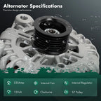 Alternator for BMW X5 E70 (2007–2010) V8 4.8L 12-31-7-561-002 7-533-469