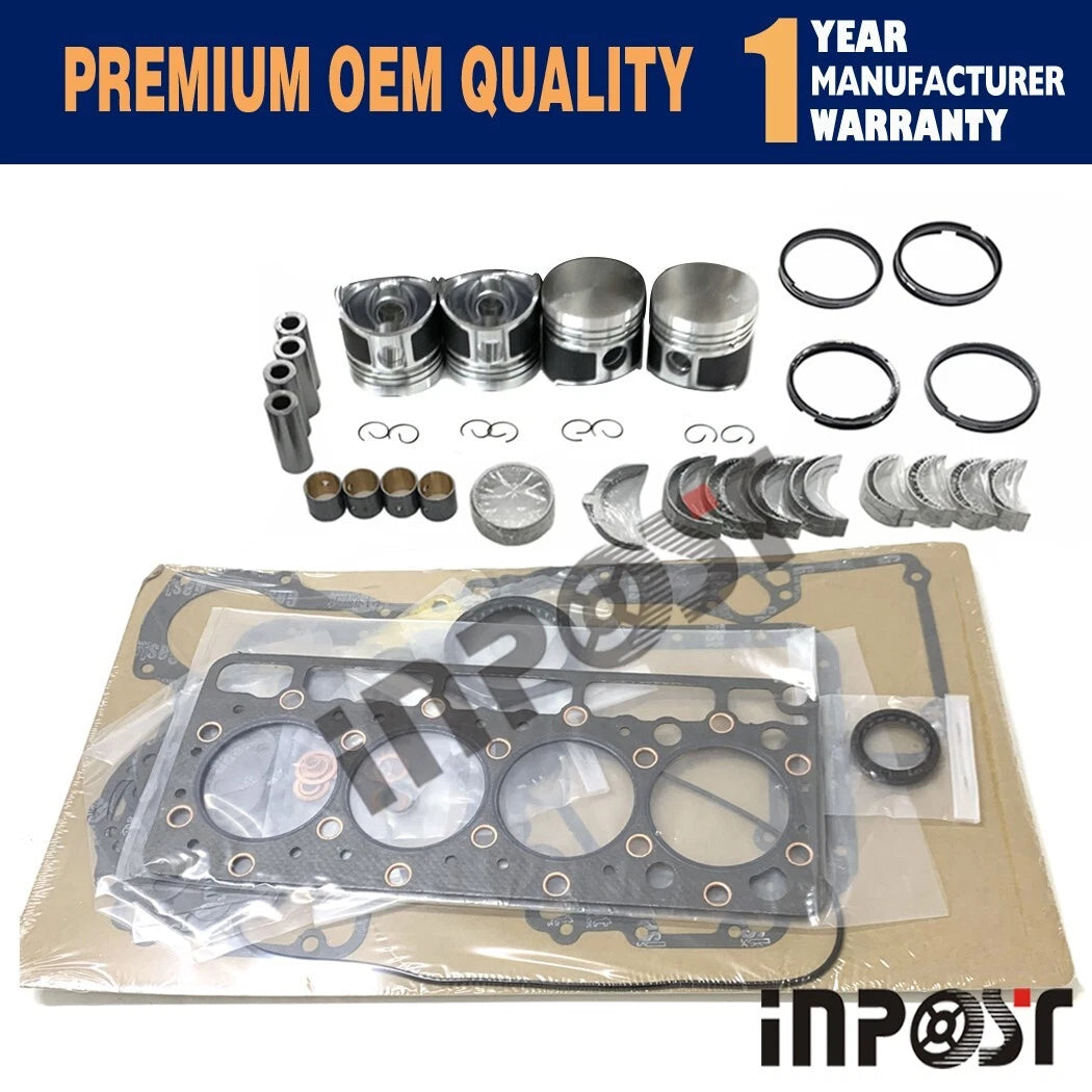 Rebuild Kit for Kubota V1100 VH1100 AICHI SP090 Engine