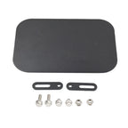 CNC Black Motorcycle Universal Side Number Plate Panel Cover