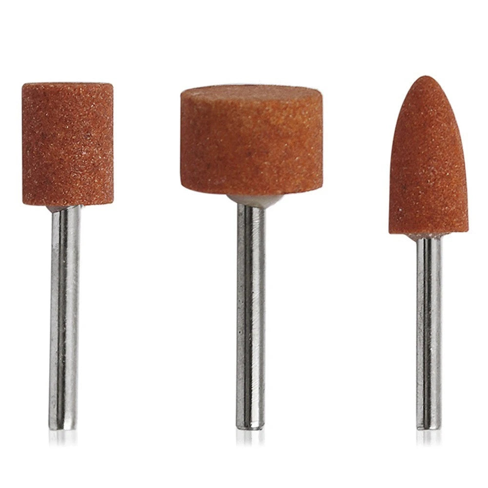 Set of 7 Abrasive Mounted Stones for Rotary Tools Grinding Wheel Head