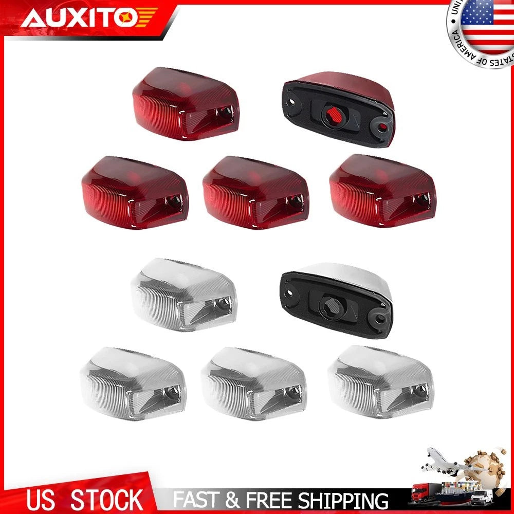 Roof Running Light Housings for Dodge RAM ProMaster (2014–2023) Clear Red Amber