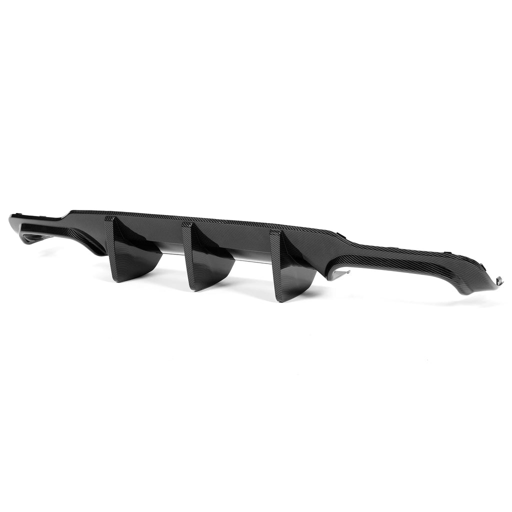 Rear Diffuser Bumper Lip for Mercedes W204 C63 AMG (2012-2014) Carbon Fiber Look