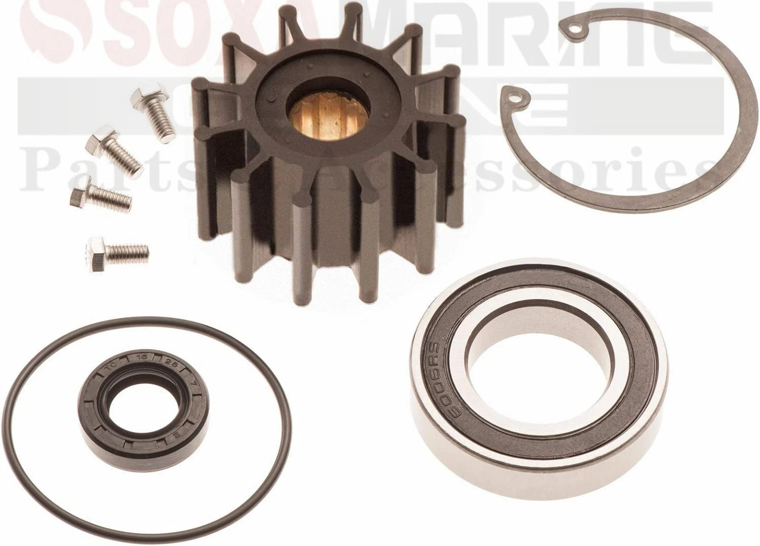 Raw Water Pump Repair Service Impeller Kit for Volvo Penta (3812693-3812696)