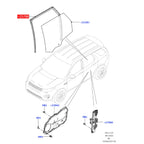 Door Glass Run Channel for Land Rover Discovery Sport (2015–2023)