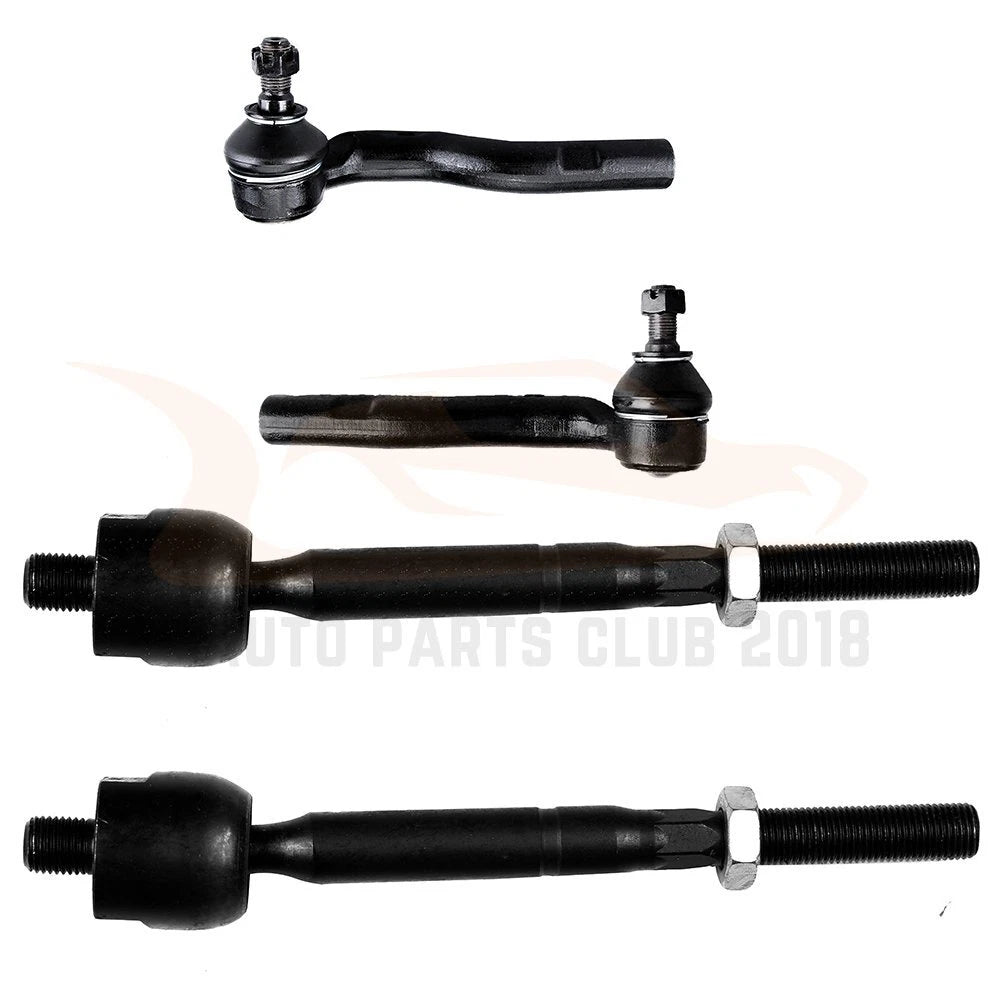 Set of 4 Tie Rod Ends for Lexus SC430 (2002–2010)