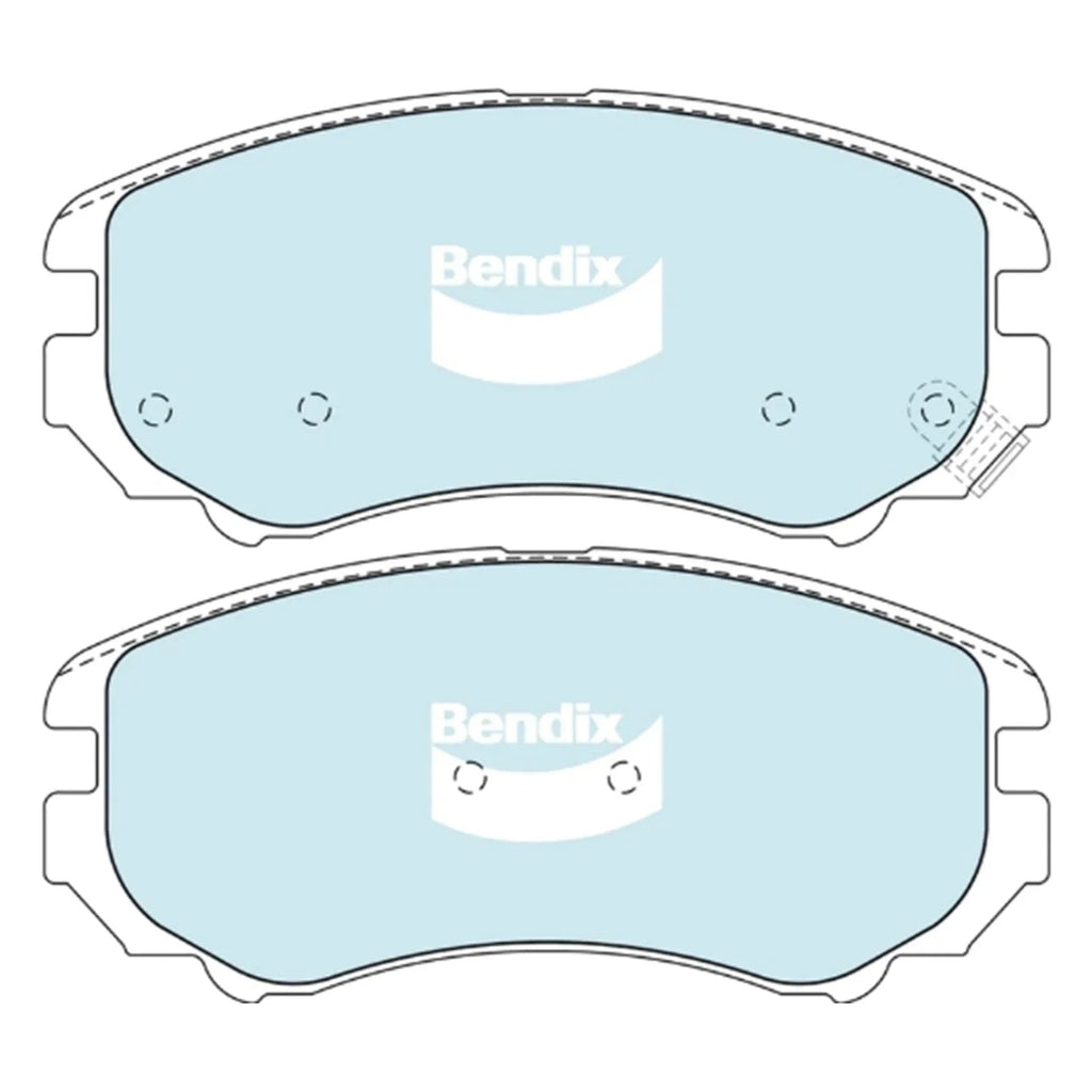 GCT Front Disc Brake Pads Set for Kia Optima (2004-2006)
